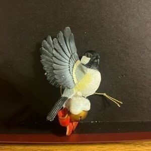 The Danbury mint Christmas ornament - chickadee